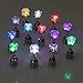 Glowing Diamond Stainless Steel LED Earrings For Party Club Disco Rave Bright Stylish Fashion(1 Pair) -Kailian-Colorful Light