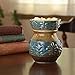 CANDLE WARMERS ETC. Illumination Fragrance Warmer- Light-Up Warmer for Warming Scented Candle Wax Melts and Tarts or Essential Oils to Freshen Room, Fleur De Lis