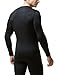 Tesla TM-YUD21-BLK_Medium Men's Thermal Wintergear Compression Baselayer Long Sleeve Top YUD21