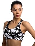 2Fitness Women's Printed Medium Impact Sport Bra(Set of 1)