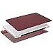 MOSISO Plastic Hard Case Only Compatible Old MacBook Pro 13 Inch, Deep Red