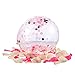 30 Pieces 12 Inches Pink Confetti Balloons Latex Balloons for Girl Baby Shower Wedding Birthday Party Decoration