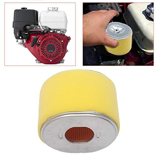 HIFROM Pack of 2 Set Air Filter with Spark Plug replacement for Honda