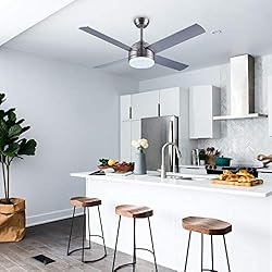 CJOY Ceiling Fan with Lights, 52 Inch Modern