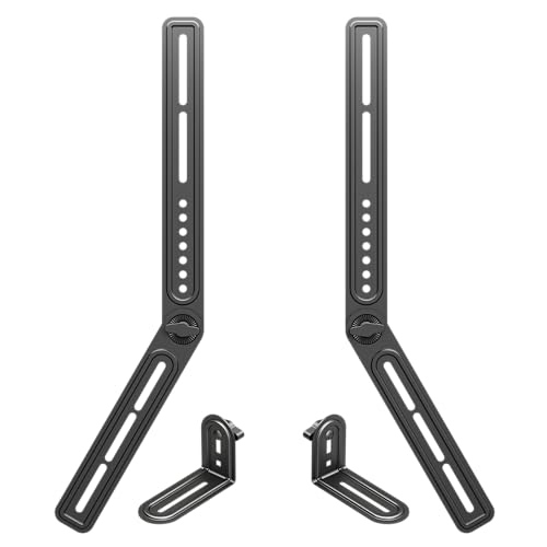 XINLEI Universal Soundbar Mount with Removable Long Extension Plates, Compatible with Most TVs from 23 to 65 Inches, up to 10 kg