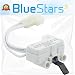 Ultra Durable 3406107 Dryer Door Switch Replacement part by Blue Stars - Exact fit for Whirlpool & Kenmore Dryers - Replaces 3406109 3405100 3405101 3406100 3406101 primary