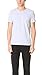 Emporio Armani mens Cotton Crew Neck T-shirt Undershirt, Grey/White/Navy, Large US