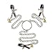 Metal Adjustable Clamps Leather Collars Chains Dress Accessories (Metal)