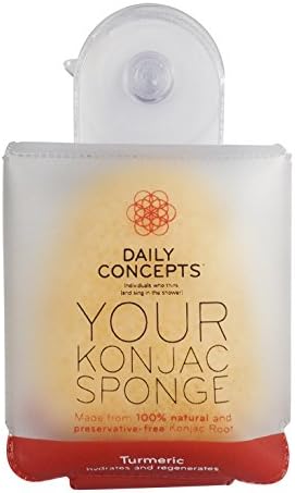 Daily Concepts Daily Konjac Sponge, Turmeric