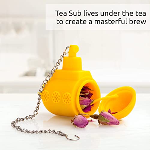 OTOTO Tea Sub Tea Steeper Cute Tea Infuser for Loose Tea Silicone Tea