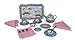 Oojami 23 Piece Childrens Pretend Tin Tea Set Including a Carrying case Unicorn Theme