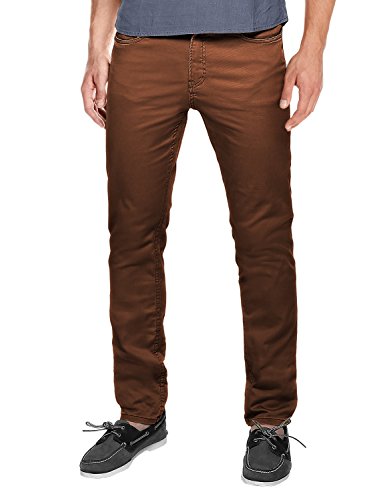 Match Men's Slim Fit Straight Leg Casual Pants(30, 8032 Brown)