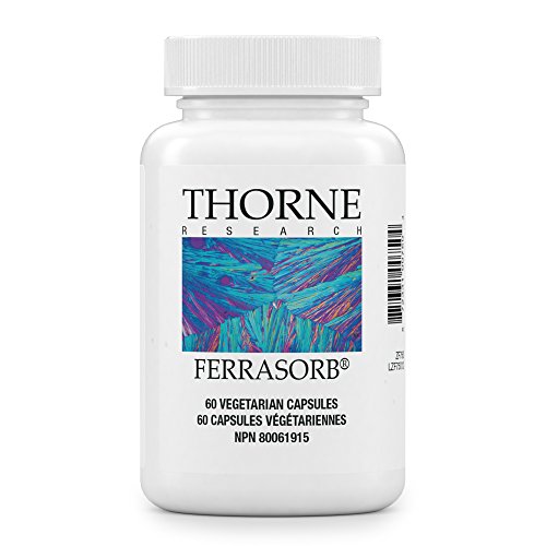 Thorne Research - Ferrasorb - Complete Blood-Building Formula with Iron, Folate, and B vitamins - 60 Capsules Thorne Research - Ferrasorb - Complete Blood-Building Formula with Iron, Folate, and B vitamins - 60 Capsules