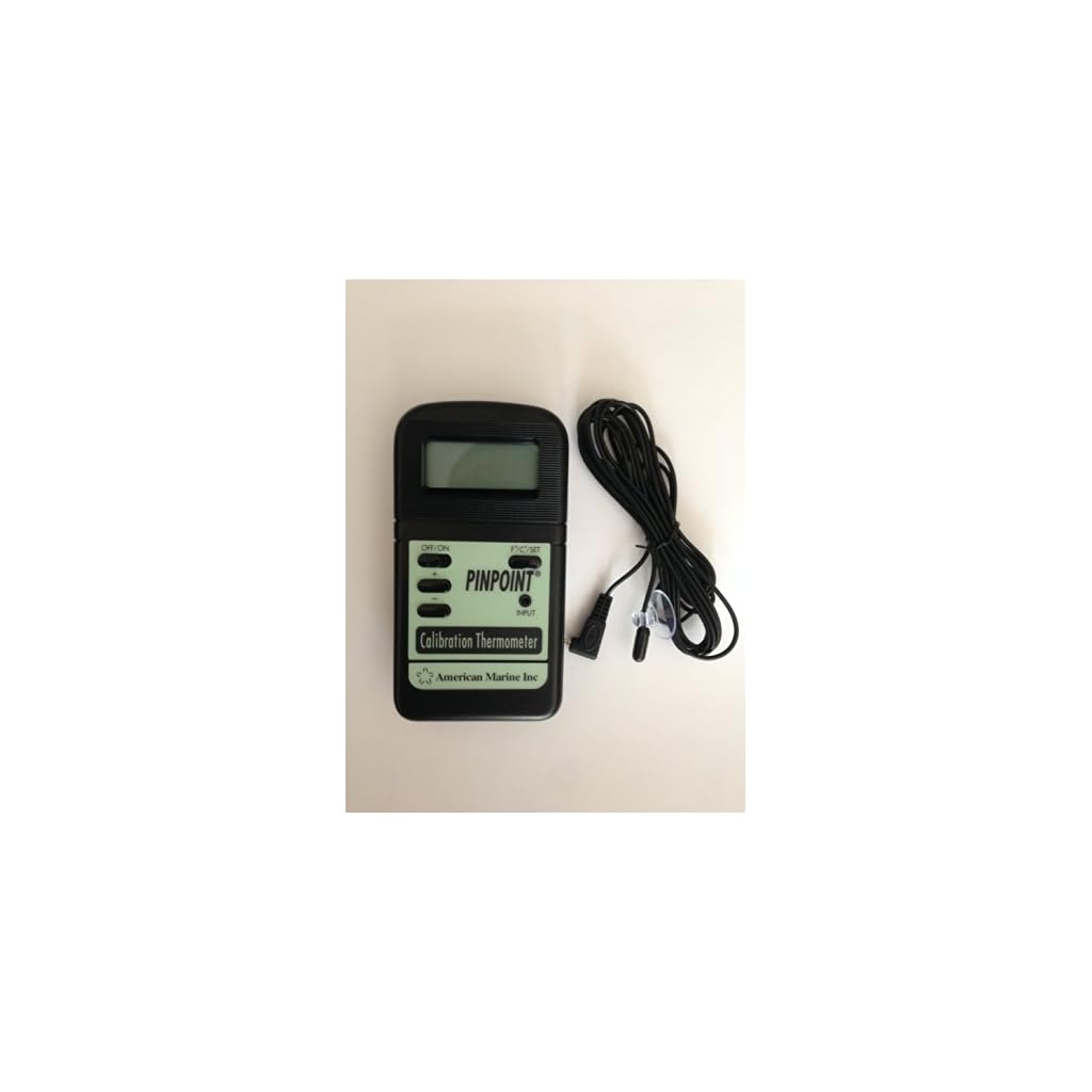 Pinpoint American Marine Calibration Thermometer Aquarium Temperature