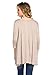 Frumos Womens Tunic 3/4 Sleeve Round Neck Solid Tie Dye Tunic Top Made In USA
