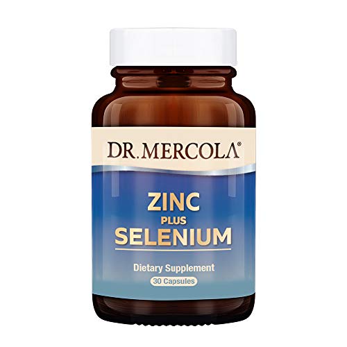 Dr. Mercola Zinc + Selenium 30 Capsules Premium Dietary Supplement