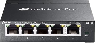TP-Link ES205G 5-Port Gigabit Switch Centralized Cloud Management Omada