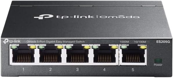 TP-Link ES205G 5-Port Gigabit Switch Centralized Cloud Management Omada