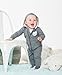 Lamaze Organic Baby Baby Organic 3 Piece Hoodie Set, Grey, 9M