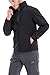 TRAILSIDE SUPPLY CO. Men's Softshell Jacket Fleece Lined Windbreaker,Lightweight Water Resistant Winter Coat