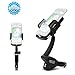 Amoner Car Phone Mount, 3-In-1 Car Mount Holder Phone Charger with Dual USB 3.1 A for iPhone, Samsung, HTC, GPS and More Smartphones