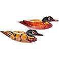 DMtse Feng Shui Pair Mandarin Ducks for Love & Fidelity Resin (2 1/2 inch Small Size) Feng Shui Home Décor The Romantic Meaning of A Pair of Mandarin Ducks
