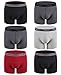 KAYIZU Men's Underwear Soft Stretch Boxer Brief (6-Pack) Large