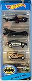 Hot Wheels, 2015 HW City, Batman 5-Pack