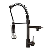 Rozin Oil Rubbed Bronze Pull Down Spray Kitchen Sink Faucet Swivel Spout Mixer Tap Wet Sink Bar Faucets