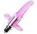Sex Toy for Women Men Lover Couple Mini Bullet Vibrating Finger Finger Massager Thumb StyleTickler Vibrating Fun Fingertip Vibe Lip Mouth Tongue Stimulate Body Care Finger Ring (Pink)