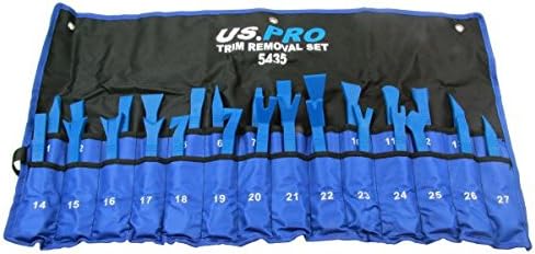 US PRO 27pc Non-Scratch Plastic Trim Tools and Scraper, Removal Set New, B5435
