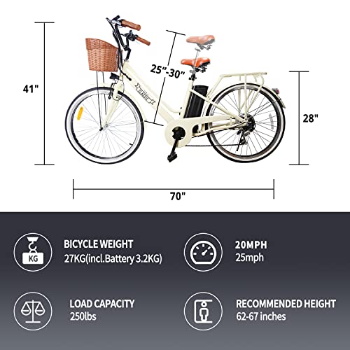 nakto electric bicycle sporting shimano 6 speed gear ebike