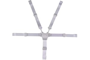 Universal Baby 5 Point Harness Belt, Adjustable High Chair Straps Suitable for Children Kid Pushchair, Pram Buggy and High Ch