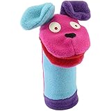 Cate & Levi - Fleece Hand Puppet - Handmade in Canada - Great for Storytelling (Pretty Dog)