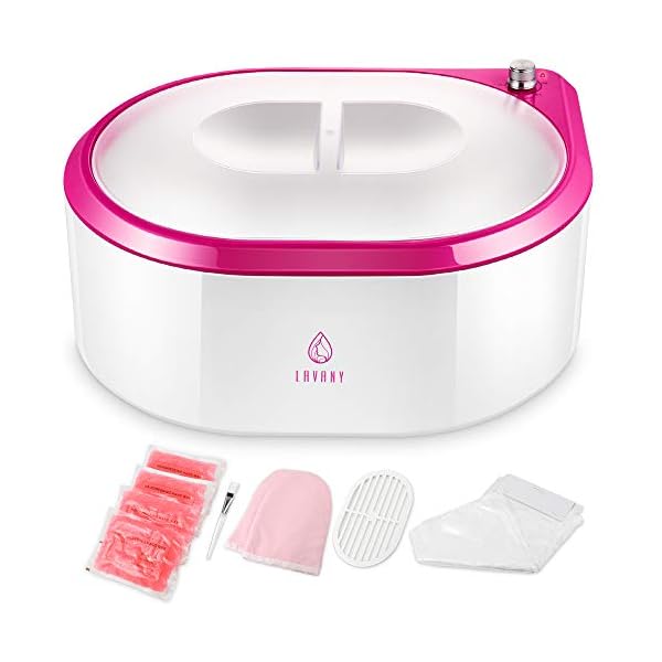 Paraffin-Wax-Machine-for-Hand-and-Feet-05-Hour-Fast-Wax-Meltdown-Paraffin-Bath-Paraffin-Wax-Warmer-Quick-Heating-Paraffin-Bath-Spa-for-Smooth-and-Soft-Skin-Red Paraffin Wax Machine for Hand and Feet, 0.5 Hour Fast Wax Meltdown Paraffin Bath Paraffin Wax Warmer Quick-Heating…