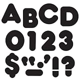 TREND enterprises, Inc. Black 4" Casual Uppercase Ready Letters