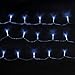 ALEKO 50 LED Solar Powered Christmas Holiday String Lights, White