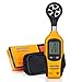 RISEPRO Handheld Anemometer, Wind Speed Meter Portable Wind Gauges Air Flow Thermometer for Windsurfing Kiteflying Yacht Sailing Surfing Fishing