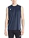 ASICS Mens Circuit 8 Warm-Up Sleeveless, Navy, Large