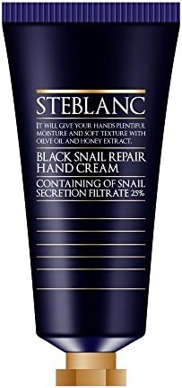 [STEBLANC] Black Snail Repair Hand Cream Moisturizing Anti-wrinkles Skin Soothing Delicate scent