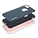 iPhone 7 Case, Moonmini 2 in 1 Ultra Slim TPU Shockproof Protective Cover with PC Hard Frame for iPhone 7 (2016) - Navy Blue
