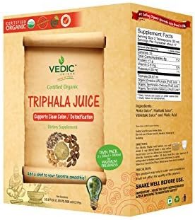 Triphala Juice 1000 ml - USDA Certified Organic! by Vedic