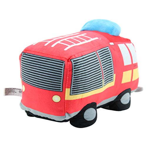Sweety Toys 12190 Feuerwehr LKW Plüsch Plüschtier, Rot – Bild 5