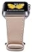 Compatible Iwatch Band 38mm 40mm - PEAK ZHANG Women Genuine Leather Replacement Strap Compatible Series 4 (40mm) Series 3/2 /1 (38mm) Sport Edition, Light Tan