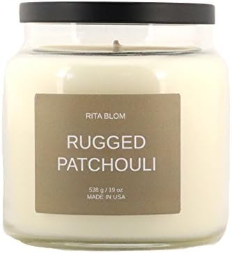 Rita Blom Soy Wax Large Jar Candle Rugged Patchouli