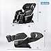 Shiatsu Massage Chairs Full Body and Recliner Zero Gravity Massage Chair Electric Affordable with Armrest Linkage System Built-in Heat Therapy Foot Roller Air Massage System Stretch Vibrating,Beige