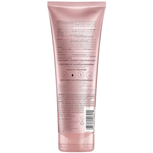 L’OREAL PARIS BONDING SHAMPOO FOR COLOR TREATED HAIR, STRENGTHENS AND REPAIRS WEAK HAIR BONDS, SULFATE FREE & VEGAN HAIR CARE, EVERPURE, 6.8 FL OZ