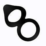 Levett Silicone Cock Ring with 2-ings Design Around Penis and Testicles for Slowing Down Ejacculation and Longer- lasting