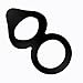 Levett Silicone Cock Ring with 2-ings Design Around Penis and Testicles for Slowing Down Ejacculation and Longer- lasting