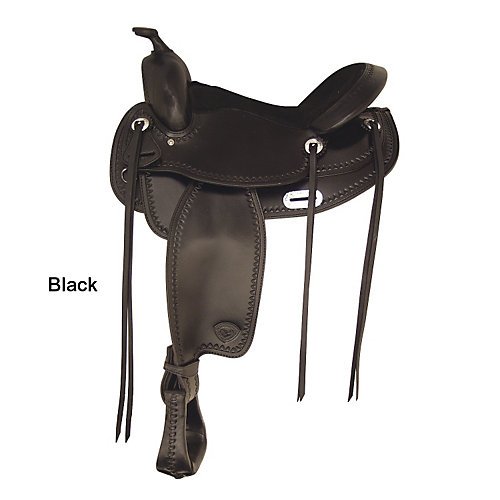 Tex Tan Gaited Western Trail Saddle 17In Pecan